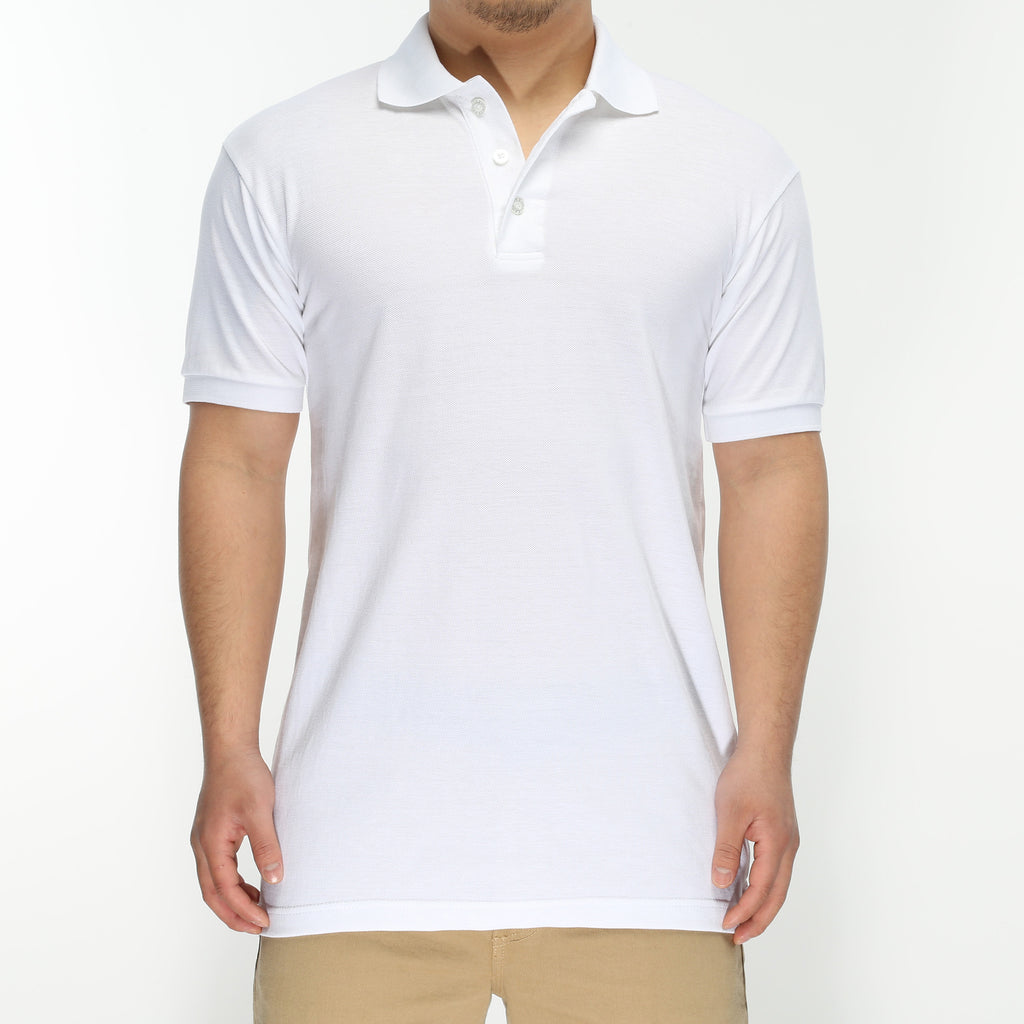 Dickies Adult Short Sleeve Polo Shirt - White