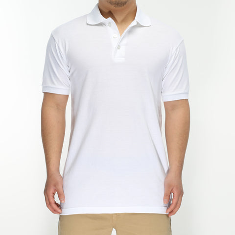 Dickies Adult Short Sleeve Polo Shirt - White