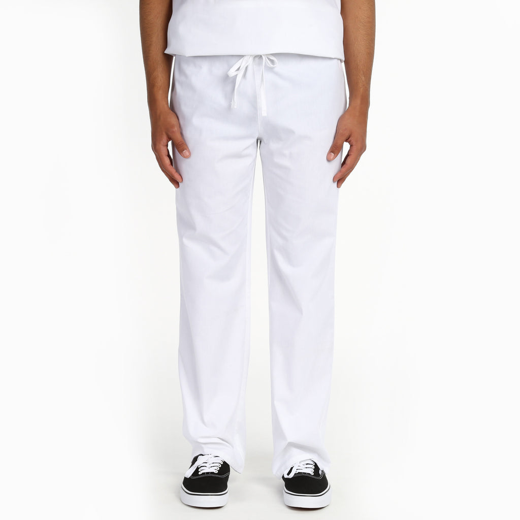 Dickies Unisex Drawstring Scrub Pant - White