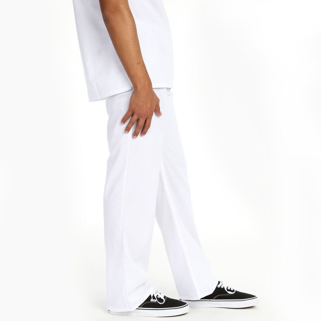 Dickies Unisex Drawstring Scrub Pant - White