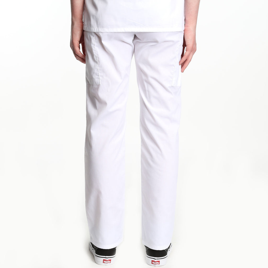 Dickies Natural Rise Elastic Scrub Pant - White