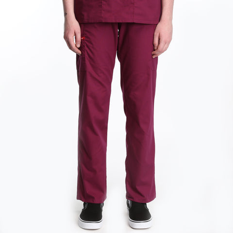 Dickies Natural Rise Elastic Scrub Pant - Wine
